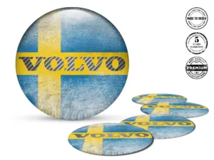 Volvo Adesivi Cupola Epox Logo Decalcomania Cerchio Resina